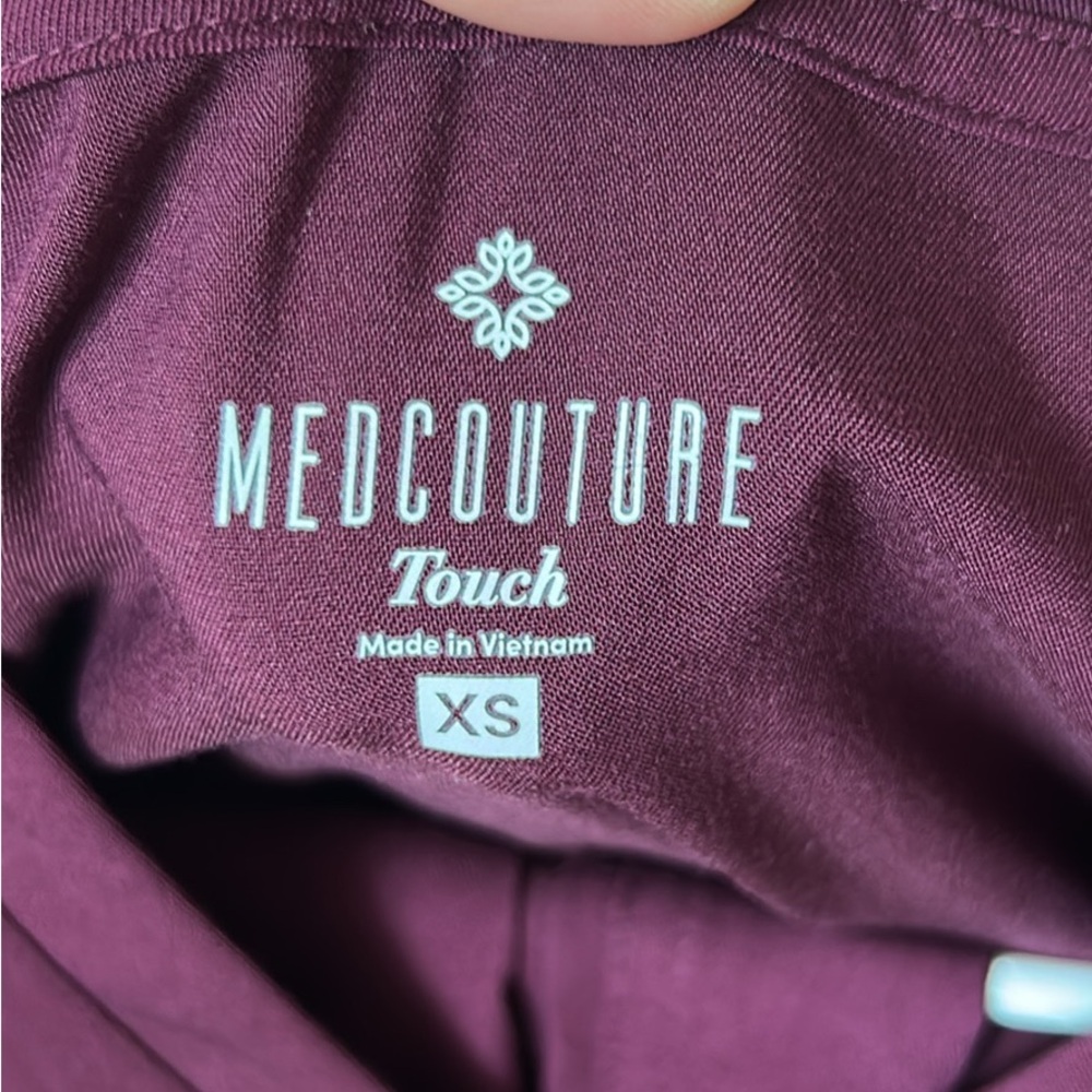 Med Couture scrubs and medical coat- Deep Purple